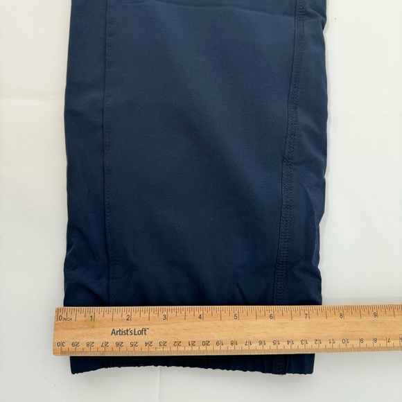 NWT Eddie Bauer Women's Fleece-Lined Pull-On Pants, Blue 10 New - Picture 15 of 16